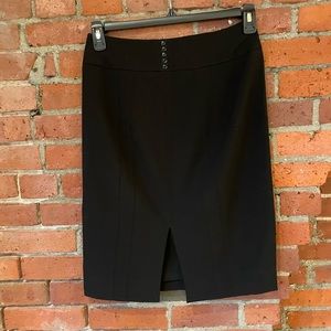 White House Black Market Black Pencil Skirt size 2